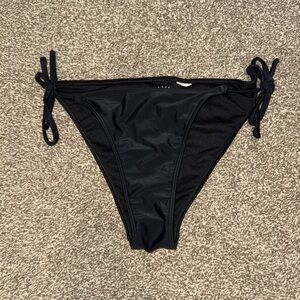 Hollister Black Tie-Side Bikini Bottom